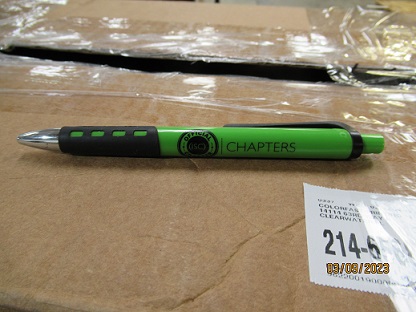 Lime Green Pens - Click Image to Close